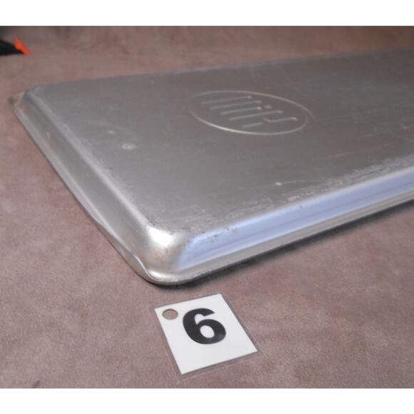 Antique HILL Aluminum Deli Case Display Tray # 6 30" X 10.5" Butcher Bakery - Picture 6 of 9